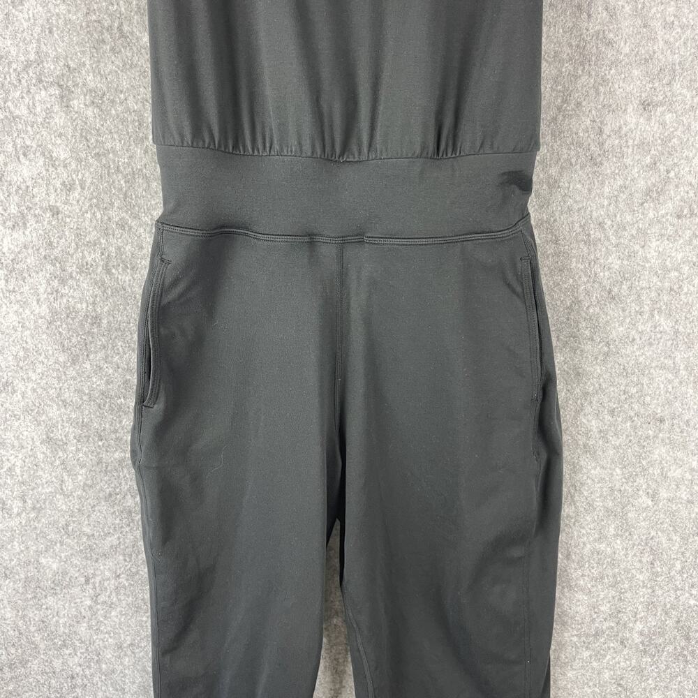 Sweaty Betty Gary Jumpsuit Size Medium Black Pockets Racerback Yoga Athletic Gym - Picture 4 of 15
